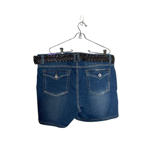 Karma womens denim jeans shorts sz 18 new with tags - Picture 2 of 2